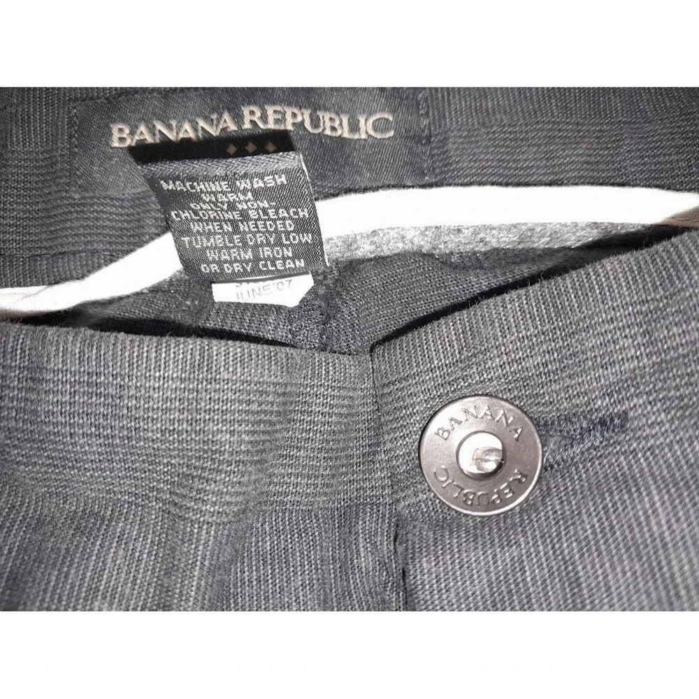 Mens Banana Republic 38X29 100% cotton wide leg Y2k Pants Twill